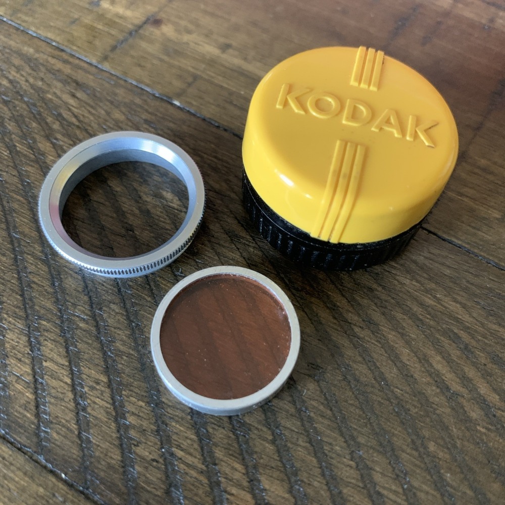 Vintage Kodak Case & Series IV Daylight Filter Type A Film with Lens Hood USA